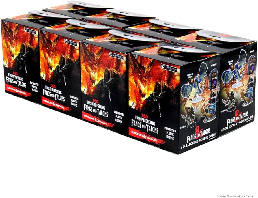 Dungeons & Dragons コレクター・ブースター Amazon.com: Dungeons & Dragons Icons of the Realms Fangs & Talons